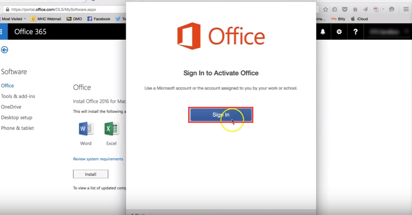 office 365 for mac help